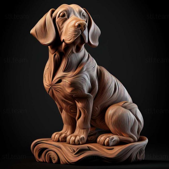 3D модель Собака ямтхунд (STL)